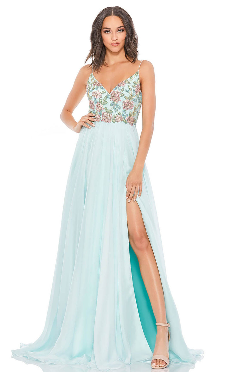 Mac Duggal 67790 Aqua