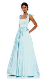 2 of 6 Mac Duggal 67981 Powder Blue