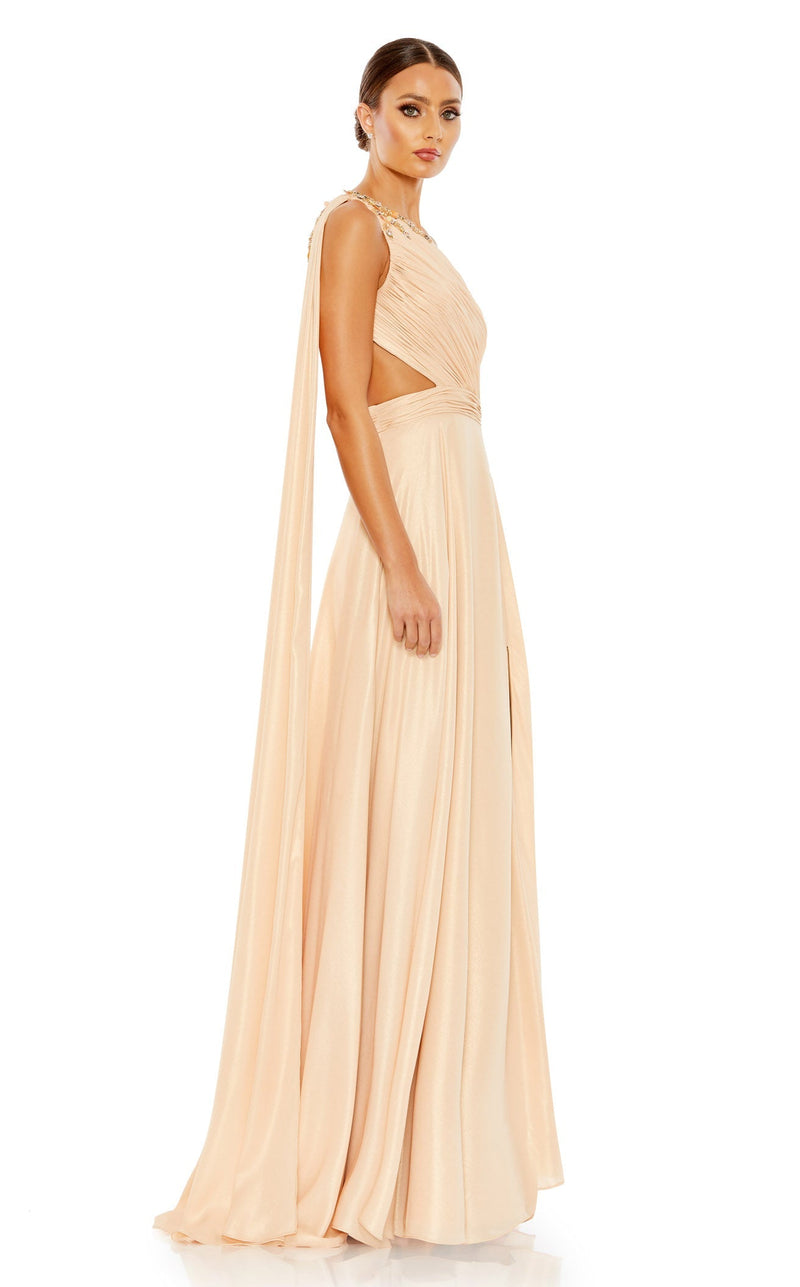 Mac Duggal 68053 Gold/Nude