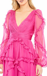 5 of 6 Mac Duggal 68223 Fuchsia