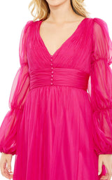 3 of 6 Mac Duggal 68254 Dress Hot-Pink