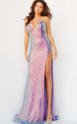 1 of 5 Jovani 22822 Purple