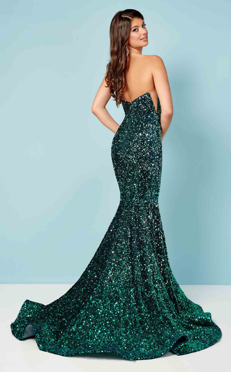 Rachel Allan 70293 Emerald Ombre