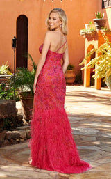 4 of 6 Rachel Allan 70398 Fuchsia-Tangerine