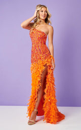 1 of 7 Rachel Allan 70412 Tangerine-Multi