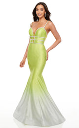 1 of 12 Rachel Allan 7092 Acid-Green-Ombre