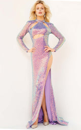 1 of 5 Jovani 22843 Fuchsia