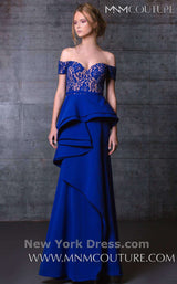 3 of 4 MNM Couture N0104 Royal Blue