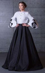 1 of 3 MNM Couture N0111 Black/White