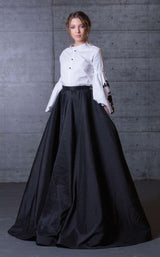 2 of 3 MNM Couture N0111 Black/White