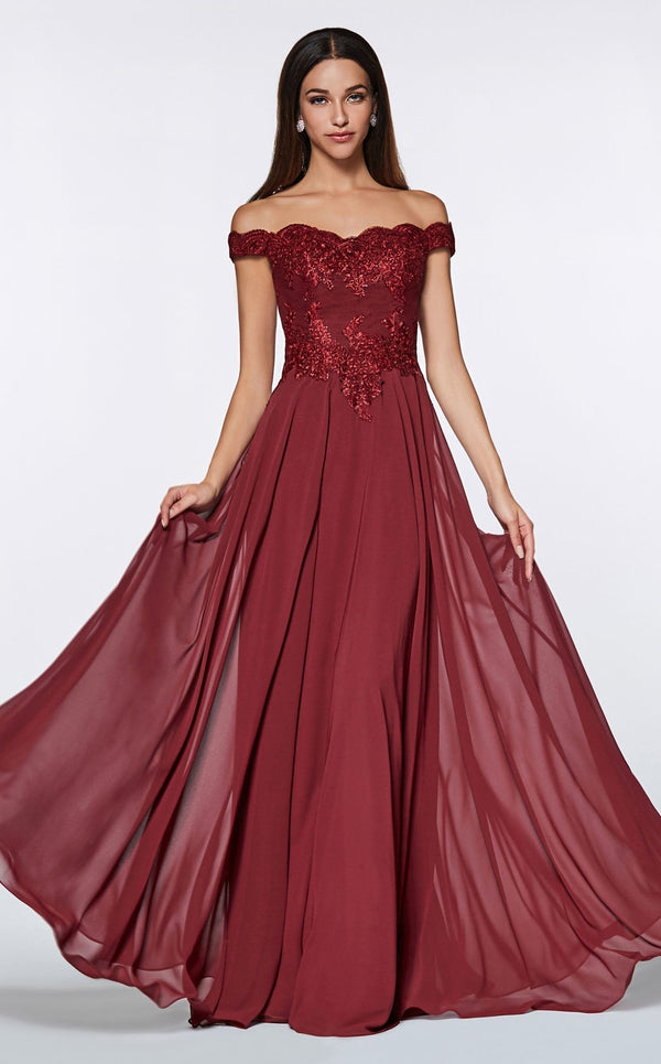 Cinderella Divine 7258 Burgundy