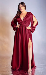 1 of 5 Cinderella Divine 7475C Burgundy