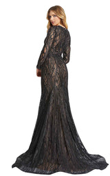 2 of 4 Mac Duggal 79291 Black-Nude