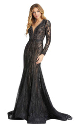 1 of 4 Mac Duggal 79291 Black-Nude