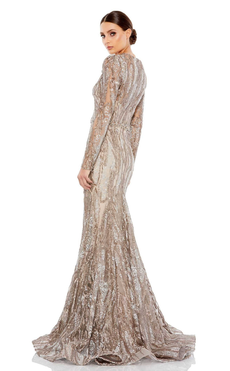 Mac Duggal 79358 Dress Taupe