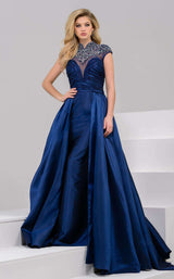 1 of 7 Jovani 37453 Navy