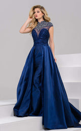 4 of 7 Jovani 37453 Navy