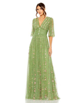 2 of 6 Mac Duggal 8028 Moss Green