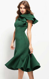 4 of 6 Jovani 52252 Dark Green