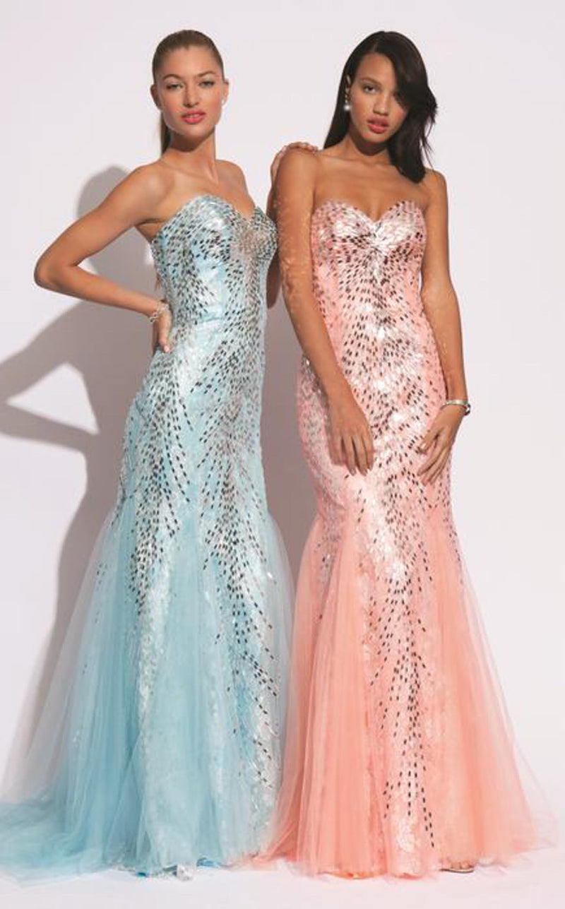 Jovani 88311BG Blue-Silver&Coral