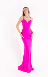 1 of 2 Abby Paris 90173 Neon Fuchsia