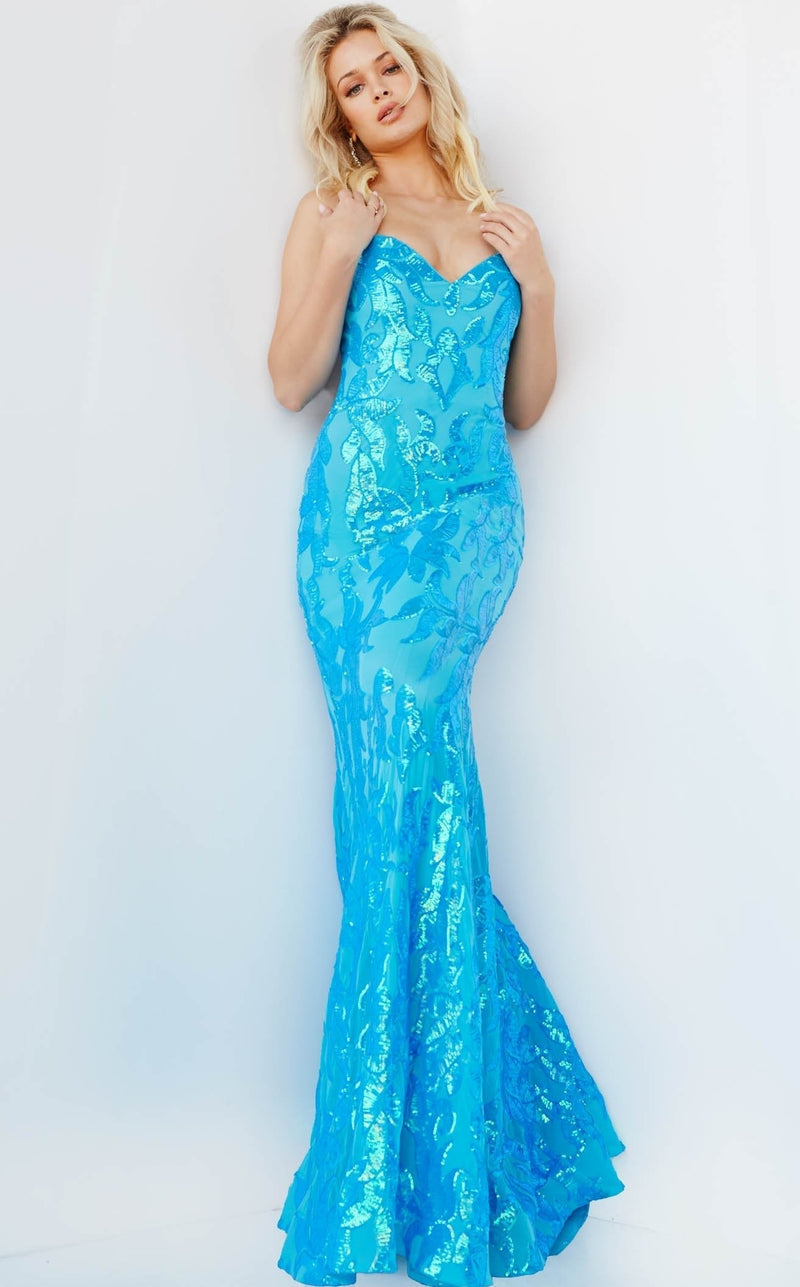 Jovani 07786 Turquoise