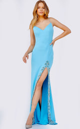 1 of 2 Jovani 09009 Turquoise