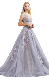 6 of 10 Andrea and Leo A0893 Dress Paris-Blue