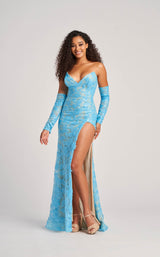 3 of 7 Colette CL5107 Turquoise/Nude