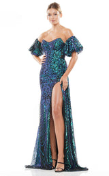 4 of 6 Colors Dress 3115 Teal