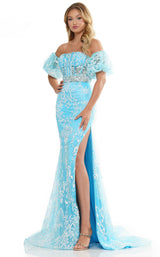 3 of 4 Colors Dress 3160 Turquoise