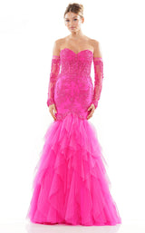 2 of 5 Colors Dress 3204 Hot Pink