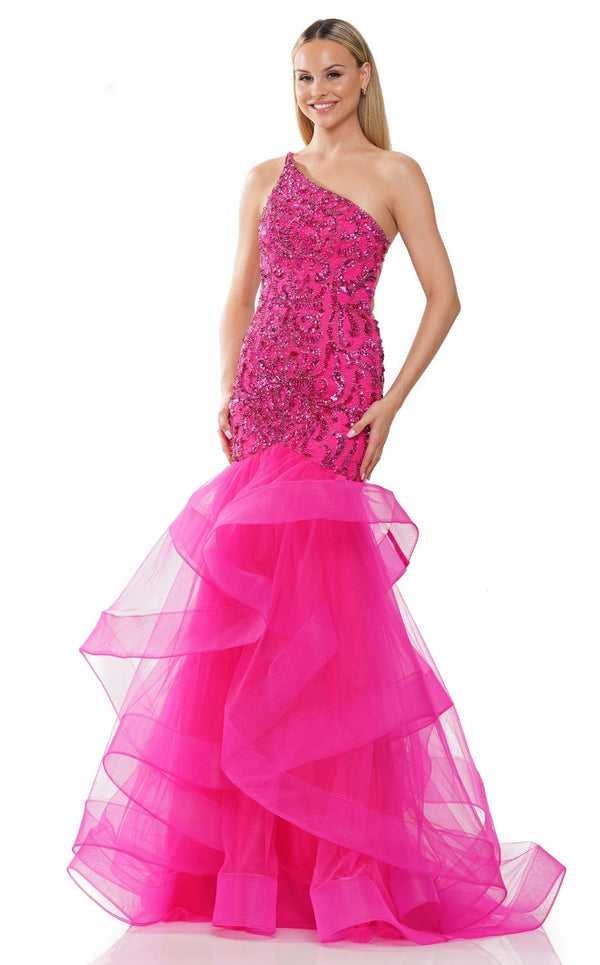 Colors Dress 3209 Fuchsia