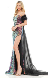 1 of 5 Colors Dress 3259 Black Multi