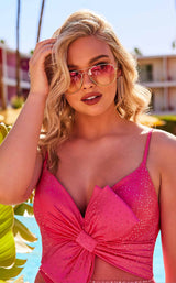 10 of 11 Ellie Wilde EW34018 Hot Pink