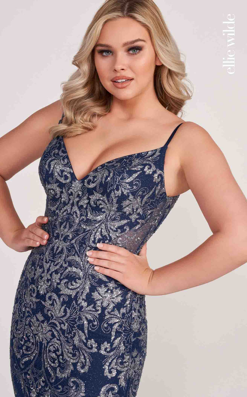 Ellie Wilde EW34056 Navy