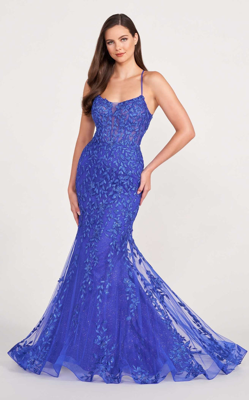 Ellie Wilde EW34090 Royal-Blue