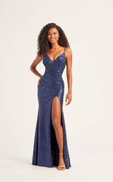 1 of 7 Ellie Wilde EW35120 Navy Blue