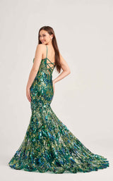 3 of 3 Ellie Wilde EW35228 Emerald-Gold