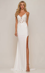 3 of 4 Colors Dress G1086 Off White