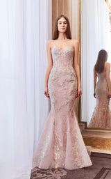 1 of 2 Gatti Nolli Couture GA5650 Dusty-Rose