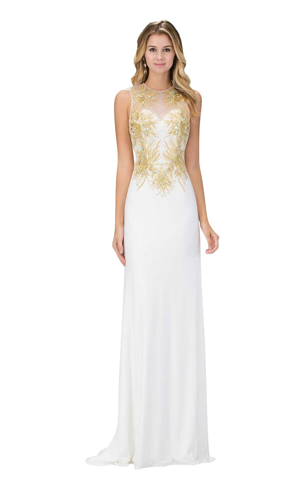 Elizabeth K GL1343 Ivory/Gold