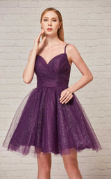 2 of 4 Jadore J18086 Purple