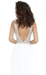 4 of 4 Jovani JVN00944BG Off-White