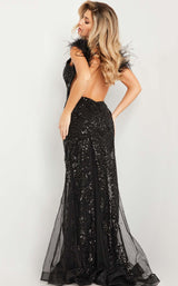 9 of 9 Jovani 22507 Black/Black