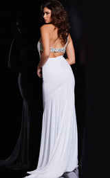 3 of 4 Jovani 23130 Off White