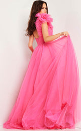 5 of 6 Jovani 25919 Hot Pink