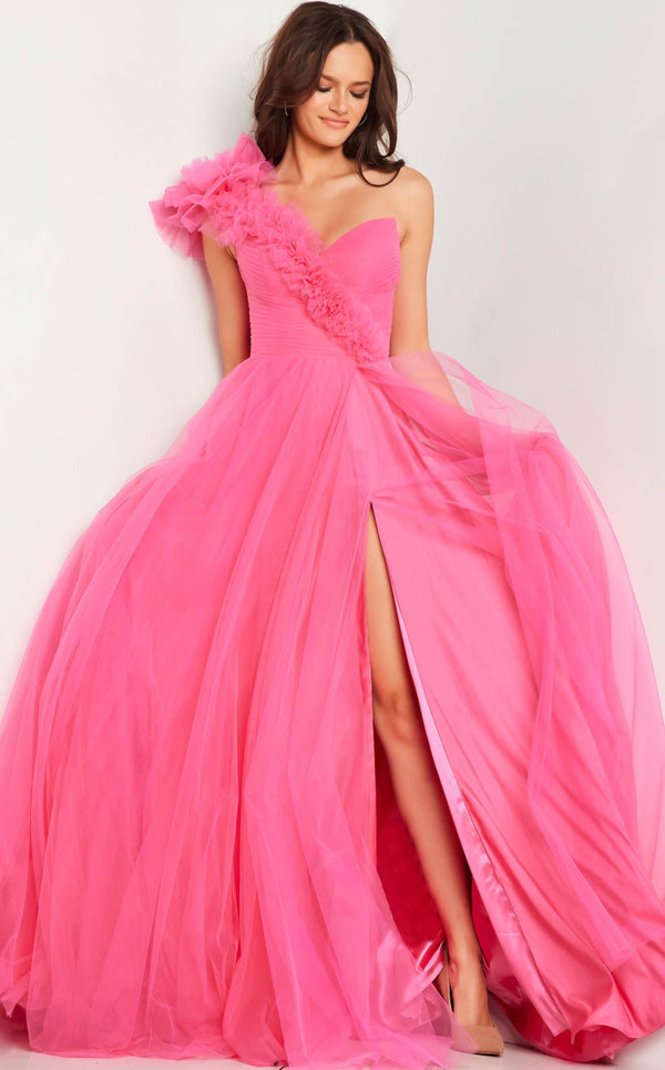 Jovani 25919 Hot Pink