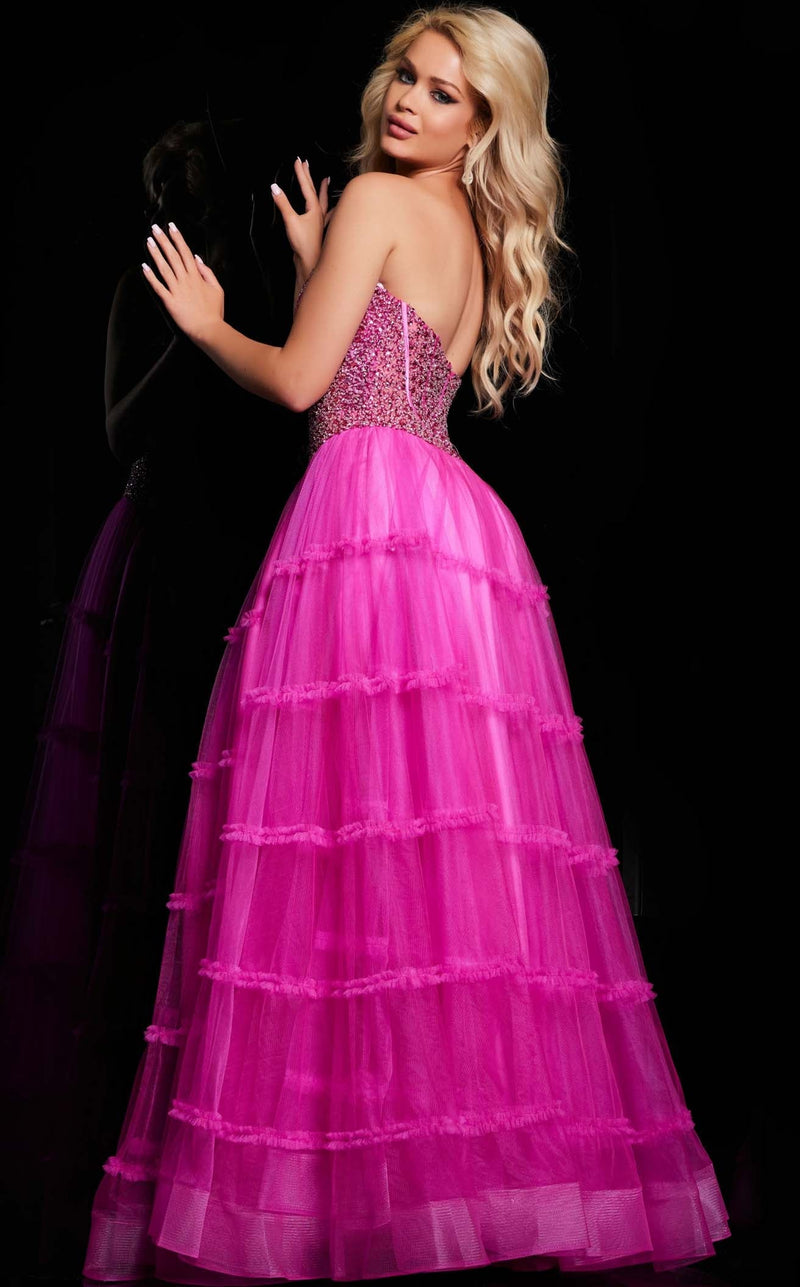 Jovani 26011 Hot Pink