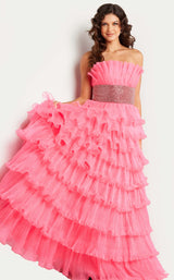 2 of 4 Jovani 26314 Hot Pink